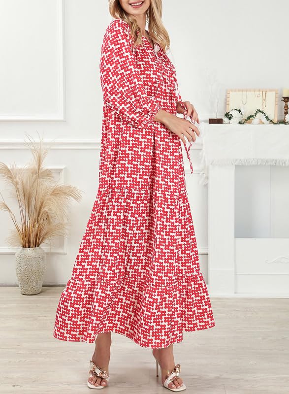 Nina  | Floral Boho Maxi Dress