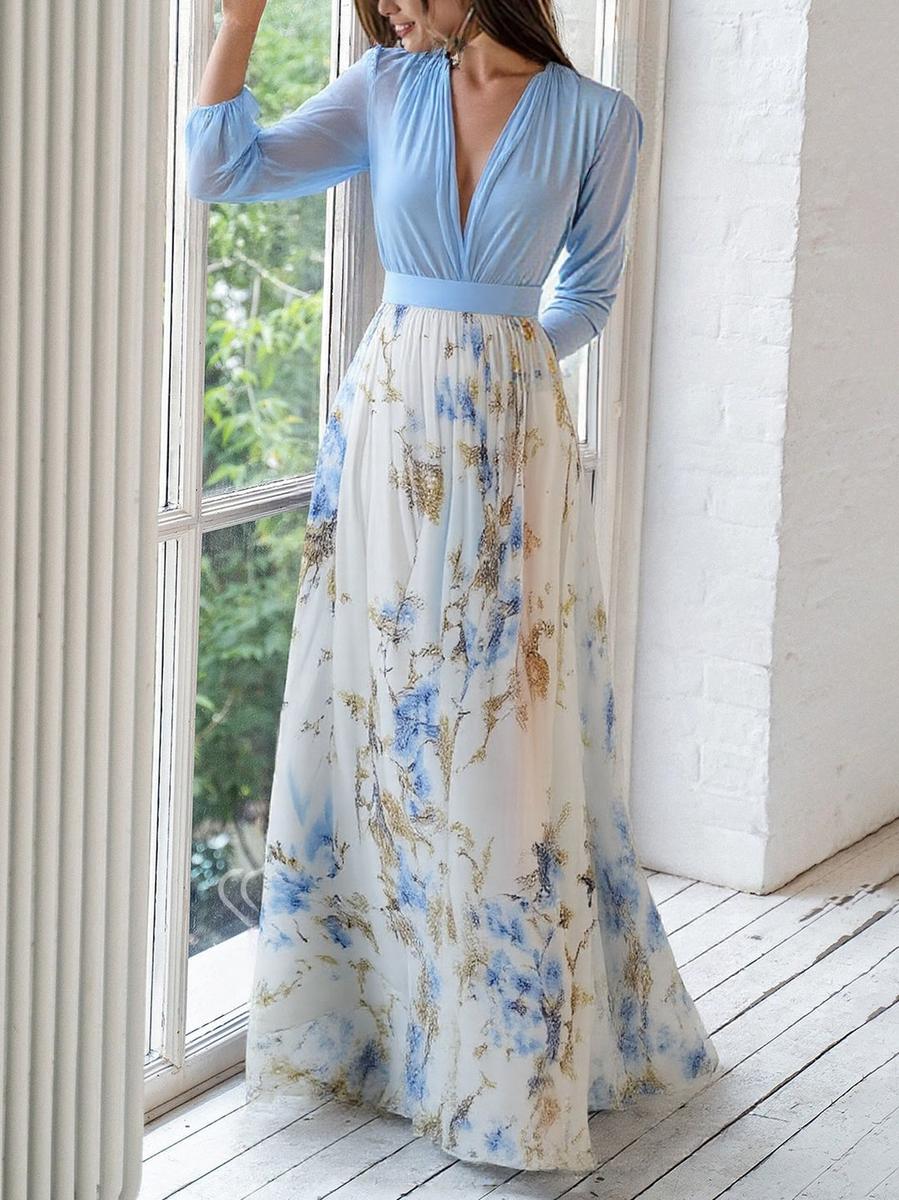 Audrey | Beautiful Maxi Dress with Floral Print