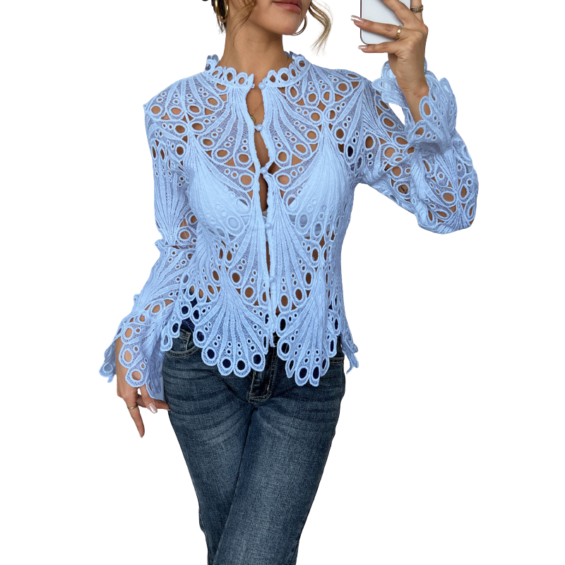 Patrice – Chic Flounce Sleeve Blouse