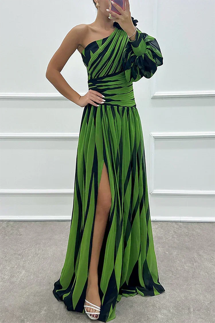 Shiloh | Elegant Striped Maxi Dress