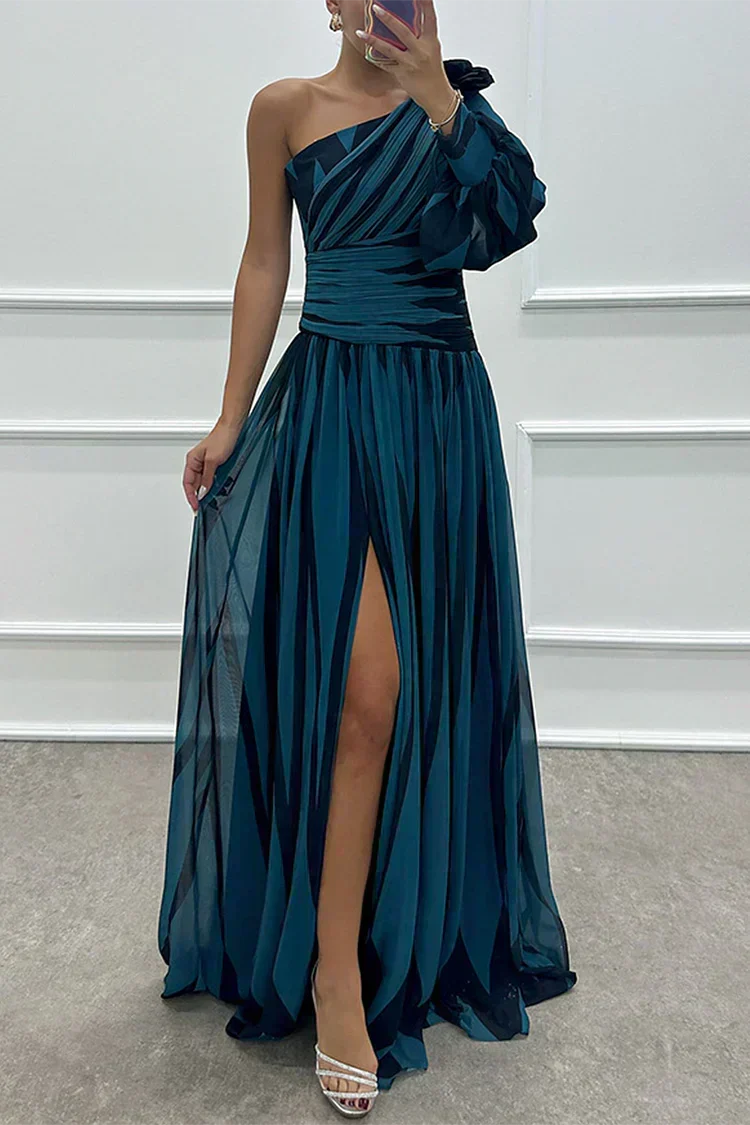 Shiloh | Elegant Striped Maxi Dress