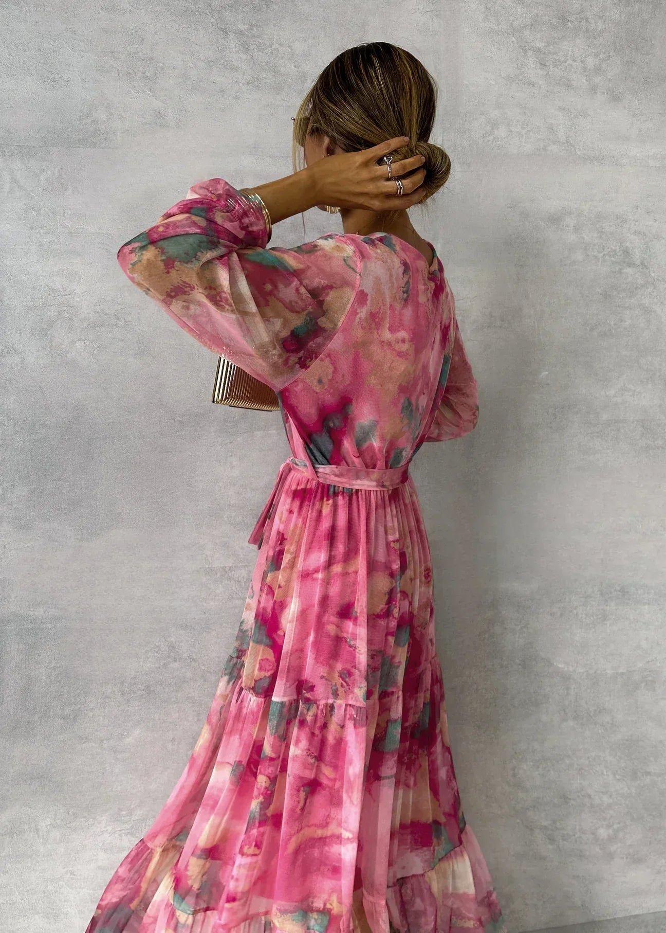 Summer | Wrap Dress with Floral Print