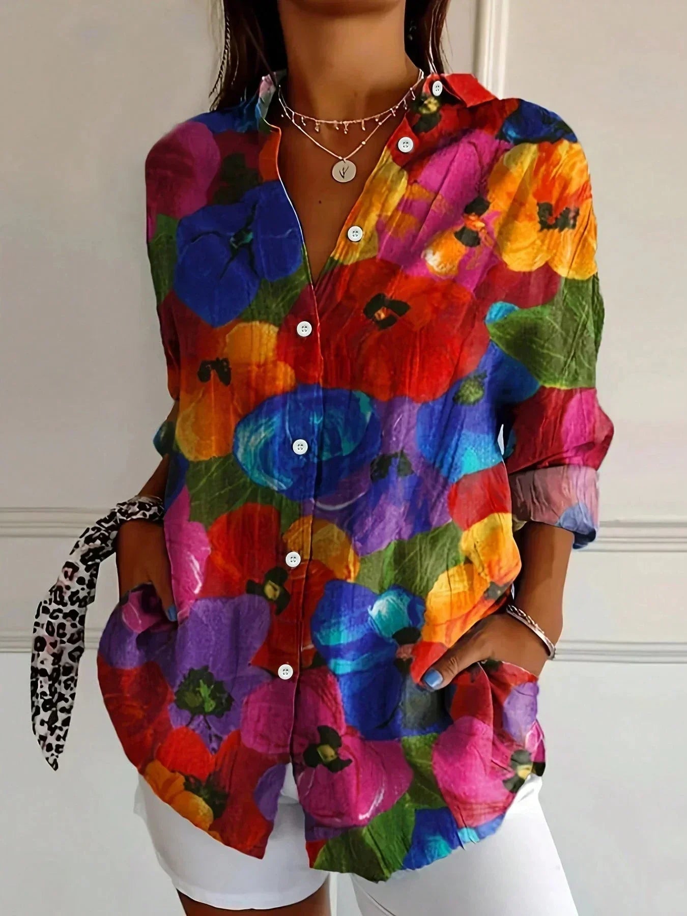 Alerry - Colorful Pattern Blouse