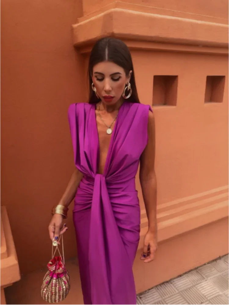 Rose | Elegant Pleated Dress