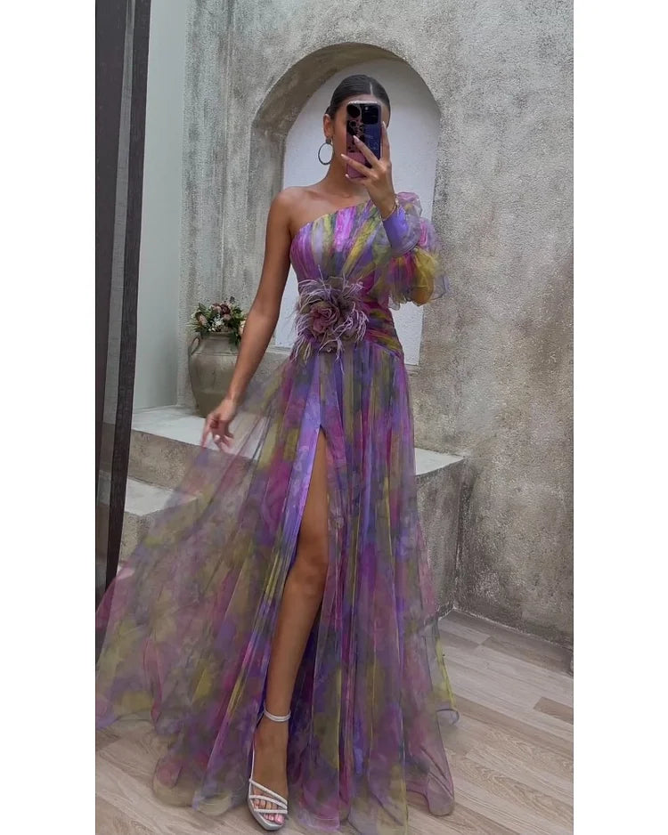 Helen | Elegant Colorful Dress