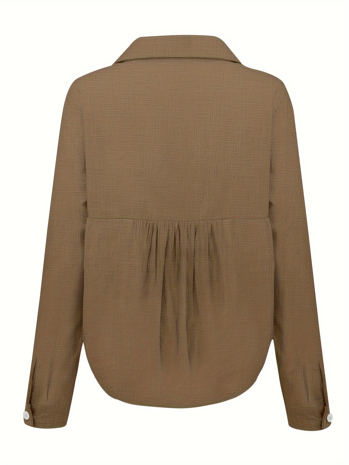 Eunize - Long Sleeve Elegant Blouse