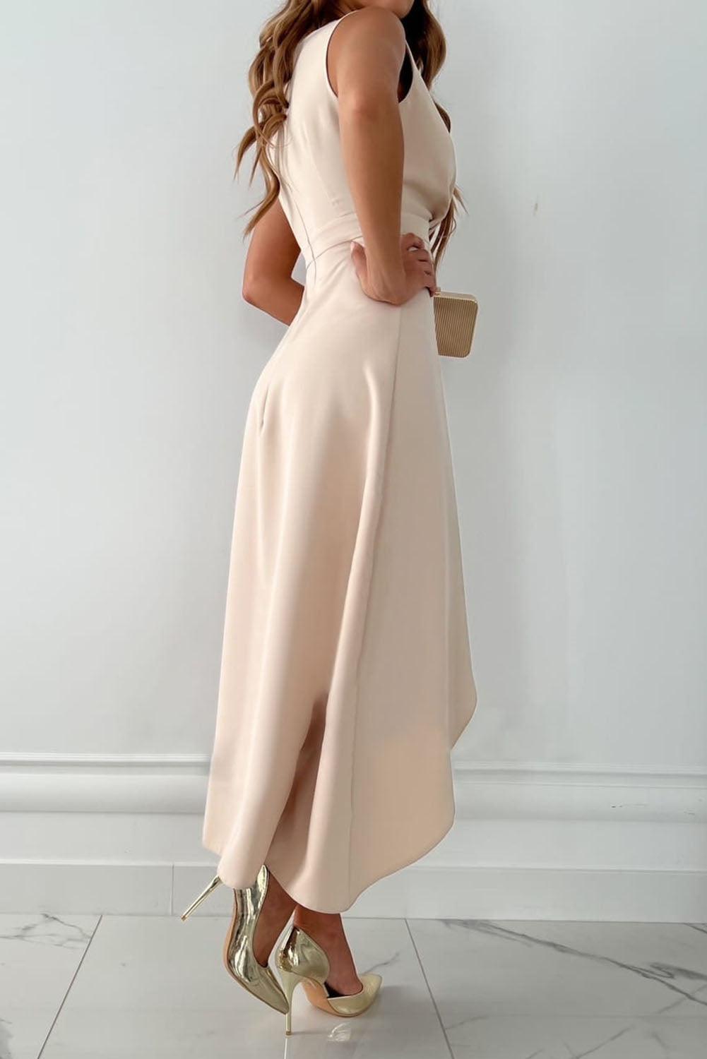 Mandy | Midi Wrap Dress with V-Neck