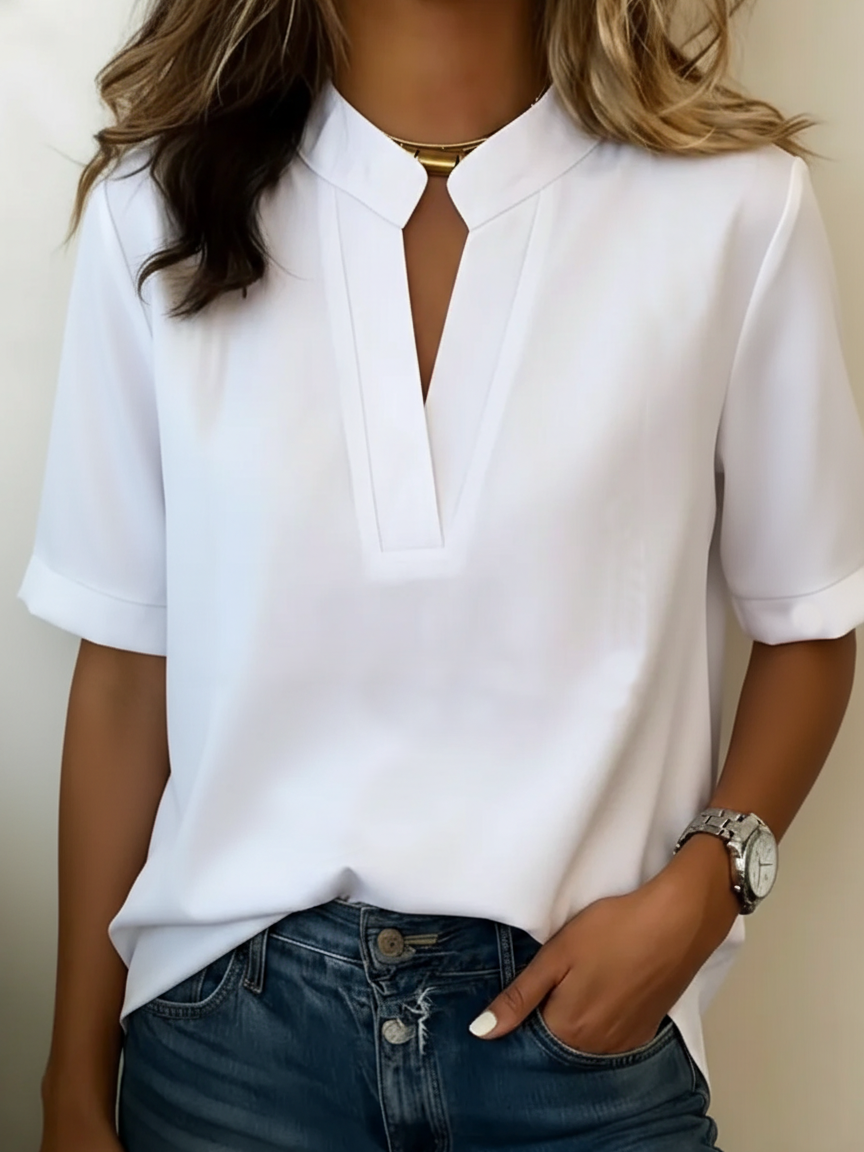 Maddie - Relaxed Short-Sleeved Shirt