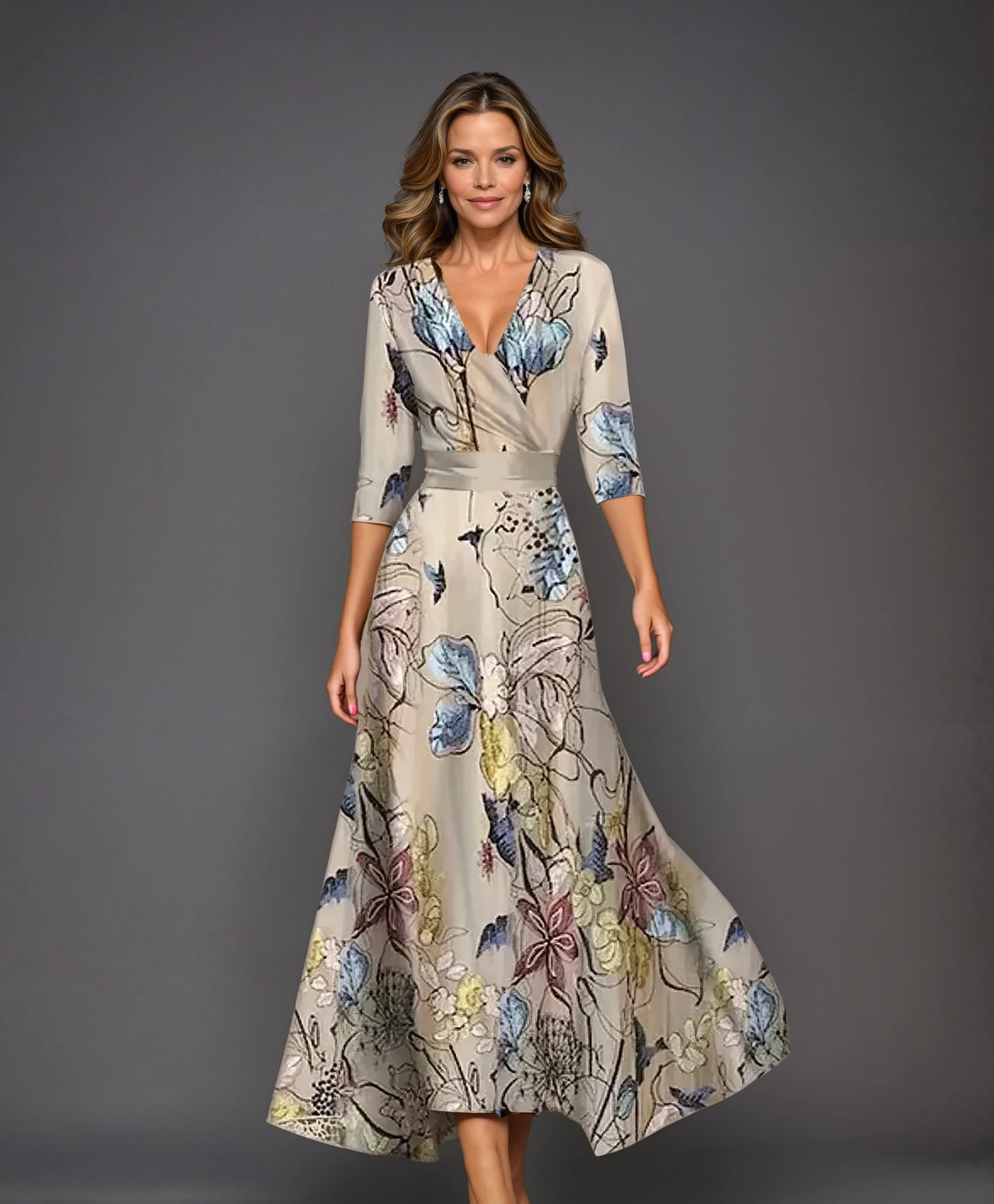 Patricia | Chic Dress with Floral Print