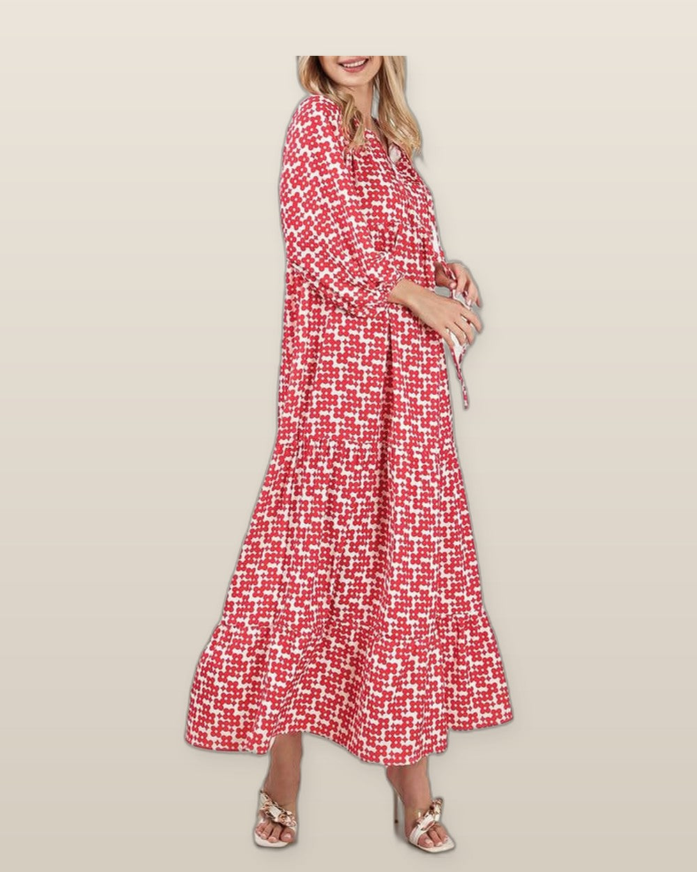 Nina  | Floral Boho Maxi Dress