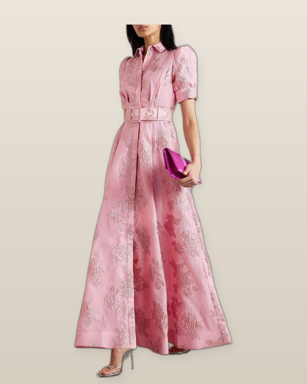 Anabella | Dress with Short Puff Sleeves