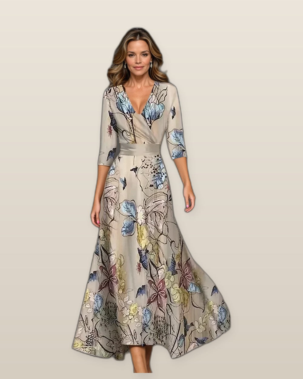 Patricia | Chic Dress with Floral Print